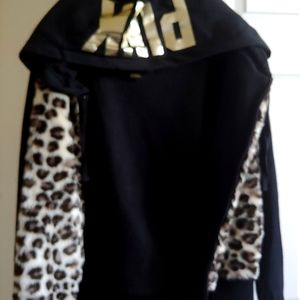 VS leapord print pink outerwear